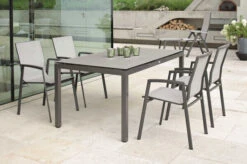 STERN New Top Stapelsessel, Anthrazit/silber, Aluminium/Textil, 65x57x89 Cm, Pulverbeschichtet, Stapelbar 14 STERN New Top Stapelsessel, Anthrazit/silber, Aluminium/Textil, 65x57x89 Cm, Pulverbeschichtet, Stapelbar -Gartenladen 6 21912.jpg