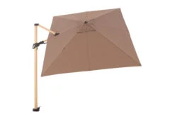 DOPPLER Alu Wood Pendelschirm, Greige, Alu/Polyester, 300x220 Cm, Mit Kurbel, Holzoptik 15 DOPPLER Alu Wood Pendelschirm, Greige, Alu/Polyester, 300x220 Cm, Mit Kurbel, Holzoptik -Gartenladen 6 22338.jpg