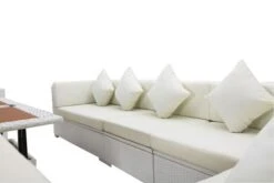 OUTFLEXX Loungemöbel-Set, Weiß, Polyrattan, Für 8 Personen, Inkl. Loungetisch, Wasserfeste Kissenbox -Gartenladen 6 2510 BOX D.jpg