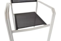 VILLANA Esstischgarnitur, Silber/schwarz, Alu/Textil, Tisch 160/220 Cm, 8 Stapelstühle -Gartenladen 7 13875.jpg