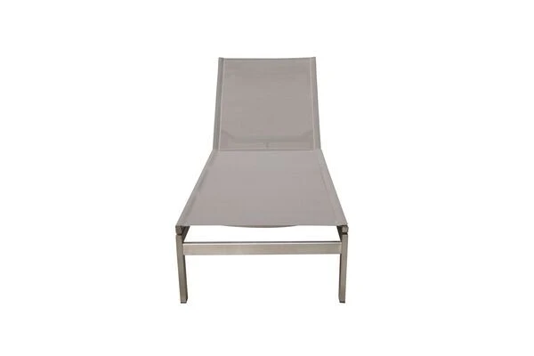 OUTFLEXX 2er-Set Rollliege, Taupe, Edelstahl/Teak, 212x71x36cm, Mit Beistelltisch 45x45cm 12 OUTFLEXX 2er-Set Rollliege, Taupe, Edelstahl/Teak, 212x71x36cm, Mit Beistelltisch 45x45cm – Bild 10