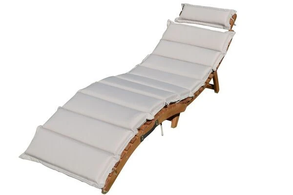 Ploß Sonnenliege, FSC-Akazie/Polyester, 186 X 55 X 21 Cm, Inkl. Auflage 9 Ploß Sonnenliege, FSC-Akazie/Polyester, 186 X 55 X 21 Cm, Inkl. Auflage – Bild 7