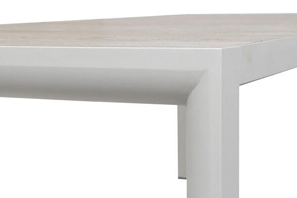 SIENA GARDEN Silva Diningtisch, Weiß/washed Grey, Alu/Keramik, 220x100cm 9 SIENA GARDEN Silva Diningtisch, Weiß/washed Grey, Alu/Keramik, 220x100cm – Bild 7