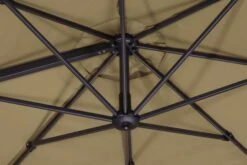 Schneider® SCHNEIDER Rhodos Eco Twist Ampelschirm, Taupe, Rund, Ø 300 Cm -Gartenladen 7 16621.jpg