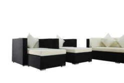 OUTFLEXX Loungemöbel-Set, Schwarz, Polyrattan, Für 9 Personen, Wasserfeste Kissenbox 15 OUTFLEXX Loungemöbel-Set, Schwarz, Polyrattan, Für 9 Personen, Wasserfeste Kissenbox -Gartenladen 7 1716 BOX A.jpg