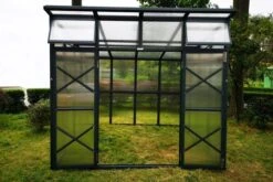 OUTFLEXX Gewächshaus, Anthrazit, Alu/Polycarbonat, 271x271x241/180cm, 4 Fenster, 10 Mm Wandstärke -Gartenladen 7 18177.jpg