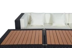 OUTFLEXX Loungemöbel-Set, Schwarz, Polyrattan, 5 Personen, Wasserfeste Kissenbox, Inkl. Loungetisch -Gartenladen 7 18226 BOX D.jpg
