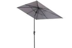 OUTFLEXX Mittelstockschirm, Hellgrau, Pulverbesch. Aluminium/Polyester PA-beschichtet, 270x150cm 20 OUTFLEXX Mittelstockschirm, Hellgrau, Pulverbesch. Aluminium/Polyester PA-beschichtet, 270x150cm -Gartenladen 7 18350.jpg