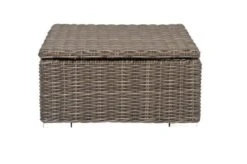 OUTFLEXX Hocker, Grau, Polyrattan, 70 X 70 X 35 Cm, Verstellbare Sitzfläche, Wasserfeste Kissenbox -Gartenladen 7 18362 4 BOX.jpg