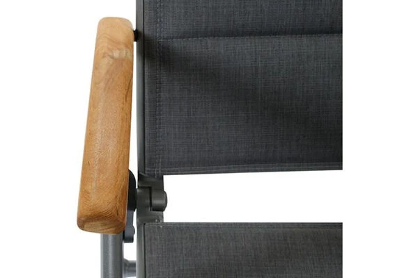 SIENA GARDEN Savin XL Klappsessel, Graphit/grau, Aluminium/Texfabric 9 SIENA GARDEN Savin XL Klappsessel, Graphit/grau, Aluminium/Texfabric – Bild 7