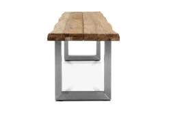 OUTFLEXX Bank, Natur, Edelstahl & Recycled FSC-Teak, 200x40x45cm, Baumkante 13 OUTFLEXX Bank, Natur, Edelstahl & Recycled FSC-Teak, 200x40x45cm, Baumkante -Gartenladen 7 20356.jpg