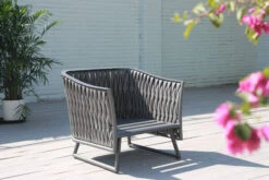 OUTFLEXX Oranger Blossom Lounge-Set, Anthrazit, Alu/XL Geflecht, 4-teilig, Inkl. Sitz- Und Rückenkissen, Tisch 120 X 70 X 42 Cm -Gartenladen 7 20569.jpg