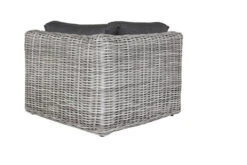 OUTFLEXX Ecklounge, White Faded Grey, Polyrattan, 6 Personen, Inkl. Tisch/Hocker 90 X 90 Cm Und Polster Aus Olefin In Anthrazit -Gartenladen 7 20790.jpg