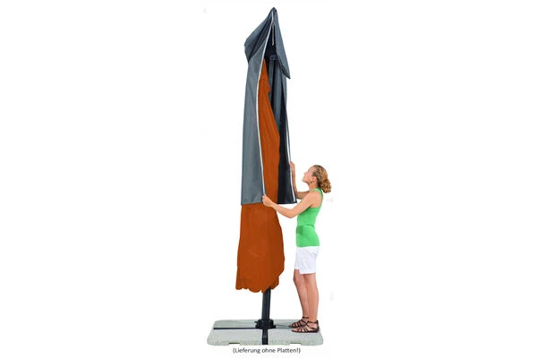 Schneider® SCHNEIDER Rhodos Ampelschirm, Terracotta, Quadratisch, 300 X 300 Cm 9 Schneider® SCHNEIDER Rhodos Ampelschirm, Terracotta, Quadratisch, 300 X 300 Cm – Bild 7