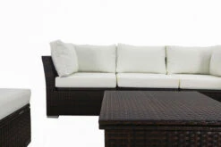 OUTFLEXX Loungemöbel-Set, Braun Marmoriert, Polyrattan, Inkl. Loungetisch, Für 5 Personen, Wasserfeste Kissenbox 23 OUTFLEXX Loungemöbel-Set, Braun Marmoriert, Polyrattan, Inkl. Loungetisch, Für 5 Personen, Wasserfeste Kissenbox -Gartenladen 7 7759 BOX D.jpg