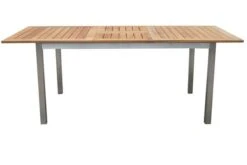 OUTFLEXX Set, Taupe, 150 X 90 Cm, Edelstahl/Teak, Ausziehtisch, 6 Stühle, 2 Multipositionssessel 23 OUTFLEXX Set, Taupe, 150 X 90 Cm, Edelstahl/Teak, Ausziehtisch, 6 Stühle, 2 Multipositionssessel -Gartenladen 8 14238.jpg