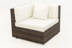 OUTFLEXX Eckelement, Braun Marmoriert, Polyrattan, 85 X 85 X 70 Cm, Wasserfeste Kissenbox -Gartenladen 8 15734 6 BOX.jpg