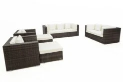 OUTFLEXX Loungemöbel-Set, Braun Marmoriert, Polyrattan, 9 Pers, Wasserfeste Kissenbox 20 OUTFLEXX Loungemöbel-Set, Braun Marmoriert, Polyrattan, 9 Pers, Wasserfeste Kissenbox -Gartenladen 8 16062 BOX A.jpg