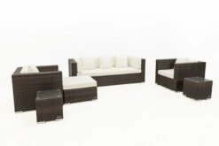 OUTFLEXX Loungemöbel-Set, Braun Marmoriert, Polyrattan, 6 Pers, Wasserfeste Kissenbox -Gartenladen 8 16063 BOX A.jpg