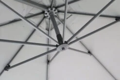 OUTFLEXX Ampelschirm, Anthrazit, Pulverbesch. Aluminium, 300x300 Cm, Inkl. Plattenständer, Twist-Funktion -Gartenladen 8 16109.jpg