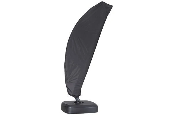 OUTFLEXX Luxus Ampelschirm, Anthrazit/creme, Edelstahl/Aluminium, 350x350cm, Inkl. Schirmständer Und Schutzhülle 10 OUTFLEXX Luxus Ampelschirm, Anthrazit/creme, Edelstahl/Aluminium, 350x350cm, Inkl. Schirmständer Und Schutzhülle – Bild 8