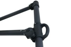 OUTFLEXX Ampelschirm, Anthrazit, Pulverbesch. Aluminium, 250x250cm, Inkl. Plattenständer 19 OUTFLEXX Ampelschirm, Anthrazit, Pulverbesch. Aluminium, 250x250cm, Inkl. Plattenständer -Gartenladen 8 18354.jpg