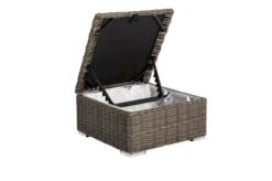 OUTFLEXX Hocker, Grau, Polyrattan, 70 X 70 X 35 Cm, Verstellbare Sitzfläche, Wasserfeste Kissenbox -Gartenladen 8 18362 4 BOX.jpg