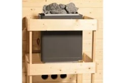 KARIBU Systemsauna Taurin, Fichtenholz 68mm, Eckeinstieg, Ca. 2,3m² 18 KARIBU Systemsauna Taurin, Fichtenholz 68mm, Eckeinstieg, Ca. 2,3m² -Gartenladen 8 18407 5.jpg