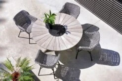 HARTMAN Delphine Armlehnensessel, Schwarz/weiß, Alu/Kunststoff -Gartenladen 8 18696.jpg