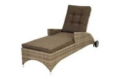 Ploß Rabida Comfort Rollliege, Champagner-meliert, Polyrattan, 198x68x44cm, Verstellbar, Hohe Sitzhöhe 29 Ploß Rabida Comfort Rollliege, Champagner-meliert, Polyrattan, 198x68x44cm, Verstellbar, Hohe Sitzhöhe -Gartenladen 8 20165.jpg