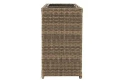 Ploß Rabida Pflanzgefäß, Champagner-meliert, Polyrattan, 113x40x70 Cm, Mit 3 Kunststoffeinsätzen -Gartenladen 8 20176.jpg