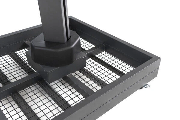 OUTFLEXX Ultimate L Ampelschirm, Anthrazit/creme, Alu/Spuncrylic®, 400x400cm, Inkl. Befüllbarem Schirmständer 10 OUTFLEXX Ultimate L Ampelschirm, Anthrazit/creme, Alu/Spuncrylic®, 400x400cm, Inkl. Befüllbarem Schirmständer – Bild 8