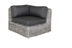 OUTFLEXX Ecklounge, White Faded Grey, Polyrattan, 6 Personen, Inkl. Tisch/Hocker 90 X 90 Cm Und Polster Aus Olefin In Anthrazit -Gartenladen 8 20790.jpg