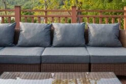 OUTFLEXX Loungegarnitur, Hellbraun, Polyrattan, 8tlg, 7 Personen, Inkl. Polster Und Kissen -Gartenladen 8 20918.jpg