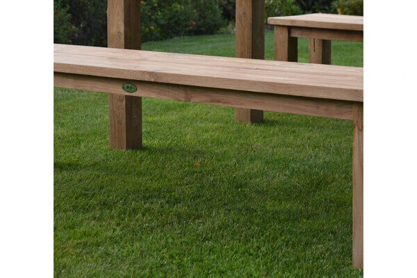 Dreisitzer Laredo Aus Gebürstetem Teakholz Von Ploß, 170x40 Cm 11 Dreisitzer Laredo Aus Gebürstetem Teakholz Von Ploß, 170x40 Cm – Bild 9