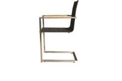 OUTFLEXX Esstischgruppe, Schwarz, Edelstahl/Teak, Tisch 180 X 90 Cm, 6 Stapelstühle Gepolstert -Gartenladen 9 14194.jpg