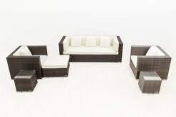 OUTFLEXX Loungemöbel-Set, Braun Marmoriert, Polyrattan, 6 Pers, Wasserfeste Kissenbox -Gartenladen 9 16063 BOX A.jpg