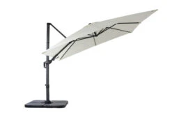 OUTFLEXX Ampelschirm, Creme, Pulverbesch. Aluminium, 300x300 Cm, Inkl. Plattenständer, Twist-Funktion -Gartenladen 9 16108.jpg