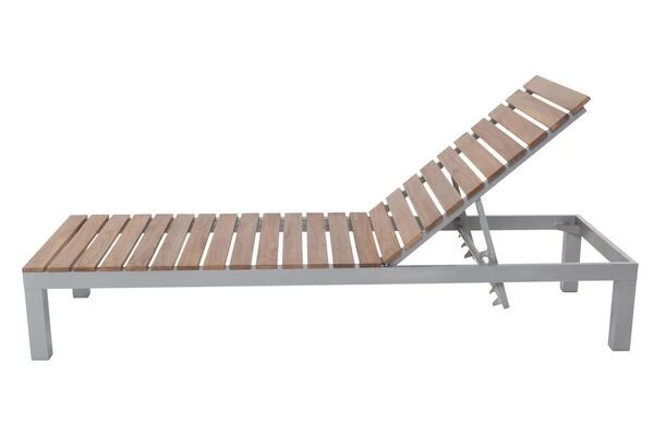 VILLANA Gartenliege, Alu / FSC-Akazienholz, 200 X 70 X 33 Cm, 4-Stufen Verstellbar 14 VILLANA Gartenliege, Alu / FSC-Akazienholz, 200 X 70 X 33 Cm, 4-Stufen Verstellbar – Bild 12