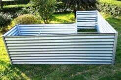 OUTFLEXX Eck-Hochbeet, Silber, Zincalume, 270x270x90x84cm -Gartenladen 9 18173.jpg