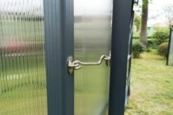 OUTFLEXX Gewächshaus, Anthrazit, Alu/Polycarbonat, 271x271x241/180cm, 4 Fenster, 10 Mm Wandstärke -Gartenladen 9 18177.jpg