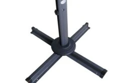 OUTFLEXX Ampelschirm, Anthrazit/creme, Pulverbesch. Aluminium, 400x300cm, Inkl. Plattenständer -Gartenladen 9 18347.jpg