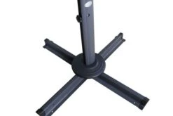 OUTFLEXX Ampelschirm, Anthrazit, Pulverbesch. Aluminium, 400x300cm, Inkl. Plattenständer -Gartenladen 9 18348.jpg