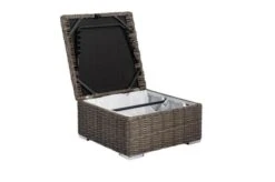 OUTFLEXX Hocker, Grau, Polyrattan, 70 X 70 X 35 Cm, Verstellbare Sitzfläche, Wasserfeste Kissenbox -Gartenladen 9 18362 4 BOX.jpg