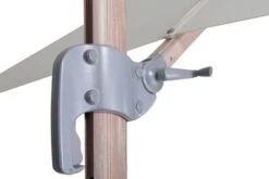 OUTFLEXX Ampelschirm, Creme, Aluminium In Holzoptik, 400x300cm, Inkl. Plattenständer 22 OUTFLEXX Ampelschirm, Creme, Aluminium In Holzoptik, 400x300cm, Inkl. Plattenständer -Gartenladen 9 18511.jpg