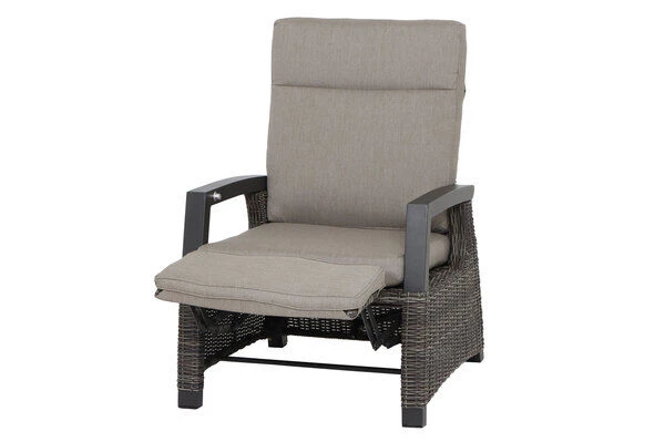 SIENA GARDEN Corido Sitzgruppe, Charcoal, Alu / Gardino®-Geflecht, 4 Relaxsessel, Stufenloser Lifttisch 130x75x47-71cm 11 SIENA GARDEN Corido Sitzgruppe, Charcoal, Alu / Gardino®-Geflecht, 4 Relaxsessel, Stufenloser Lifttisch 130x75x47-71cm – Bild 9