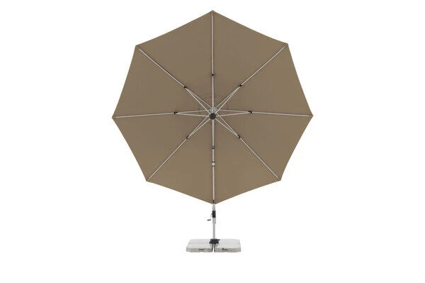 DOPPLER Active Pendelschirm, Greige, Alu/Polyester, 370cmx210 Cm, Mit Kurbel, 360°-drehbar 10 DOPPLER Active Pendelschirm, Greige, Alu/Polyester, 370cmx210 Cm, Mit Kurbel, 360°-drehbar – Bild 8