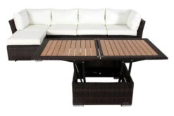 OUTFLEXX Loungemöbel-Set, Braun Marmoriert, Polyrattan, Inkl. Loungetisch, Für 5 Personen, Wasserfeste Kissenbox 25 OUTFLEXX Loungemöbel-Set, Braun Marmoriert, Polyrattan, Inkl. Loungetisch, Für 5 Personen, Wasserfeste Kissenbox -Gartenladen 9 7759 BOX D.jpg